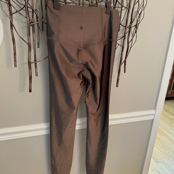 Brown Leggings, Bronze Leggings, Athleta Leggings - Picture 4 of 7